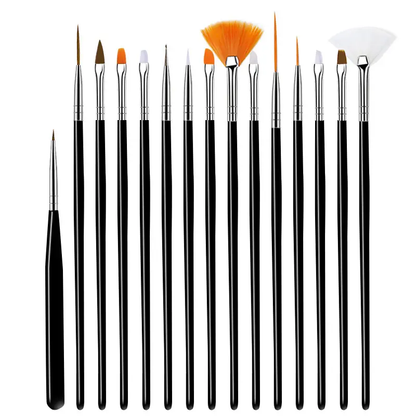 15 PCS BRUSH SET – ( SET OF 5 PCS )