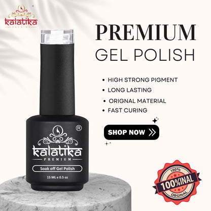 Kalatika nail art kit for women With 15 ML Gel Polish