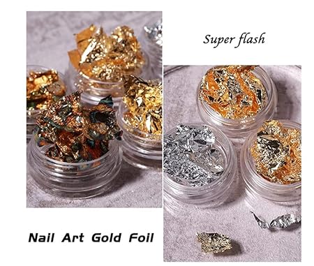 Crushed foil