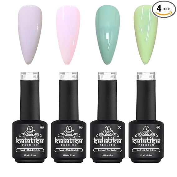 Kalatika Premium Gel Nail Polish(PACK Of 4)