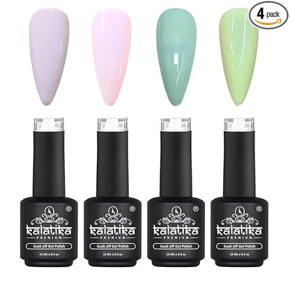 Kalatika Premium Gel Nail Polish(PACK Of 4)