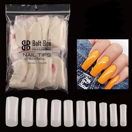 BOLT BEE FAKE NAIL TIPS-2N