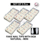 FAKE NAIL TIPS – M9N FOR TEMPORARY EXTENSION WITH TIP BOX ( SET OF 5 PCS )